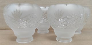 4 globos modernistas para lámpara cristal mate tal