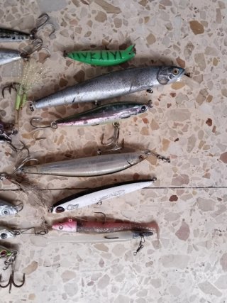Lote señuelos pesca variados