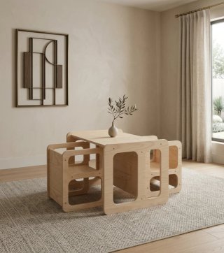 Escritorio niños activiades y 2 sillas infantiles