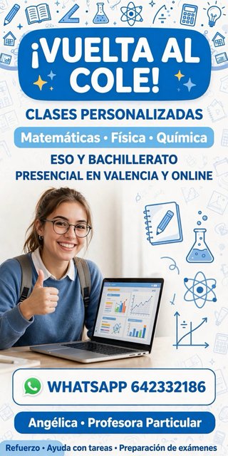 Profe de matemáticas, fisica y quimica