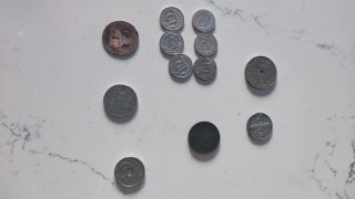 Lote de monedas antiguas