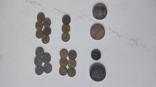 Lote de monedas antiguas
