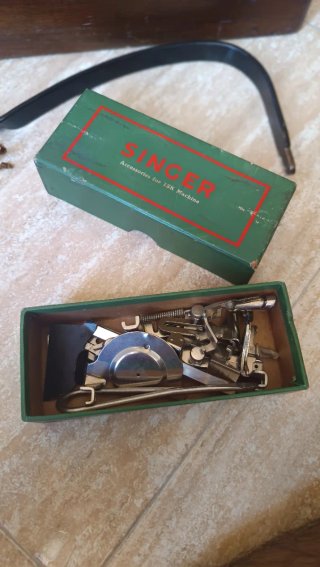 Máquina de coser Singer antigua 15k