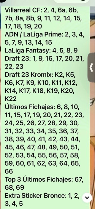 Cromos Liga 26/27 Panini