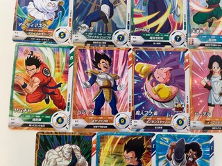 Lotto 11 Carte Bandai Dragon Ball Super Divers Maj
