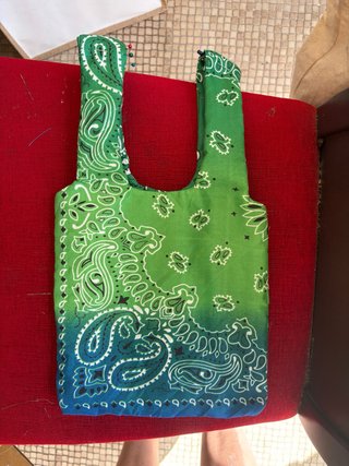 Bolso bandana hecho a mano