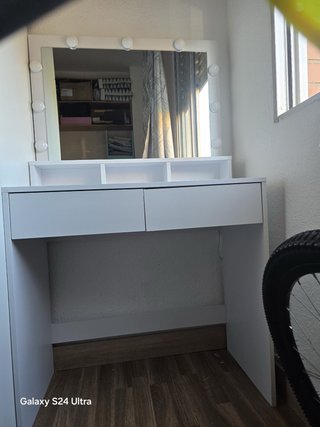 Tocador blanco vanity