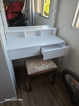 Tocador blanco vanity
