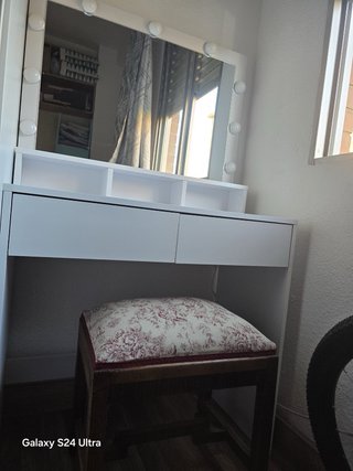 Tocador blanco vanity