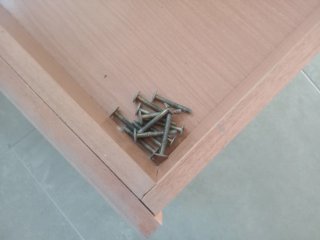 Armario ropero de madera 2 Puertas 3 cajones