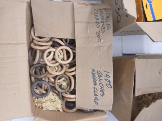 Piezas plástico a granel para triturar.reciclar