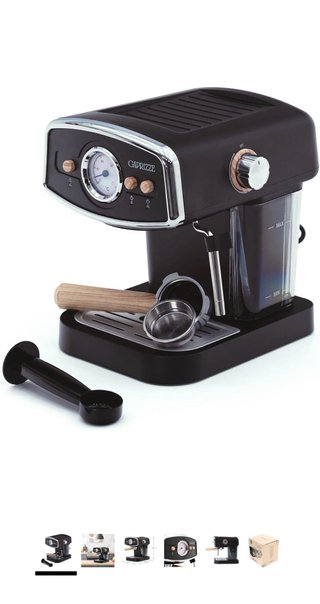 Cafetera Caprizze Semiautomática Negra