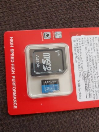 Micro SD Lenovo 128GB con Adaptador