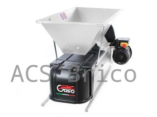 Despalilladora Chapa Motor Eléctrico - 0,75 kW- 1500 kg/h - 90x50 cm - Grifo