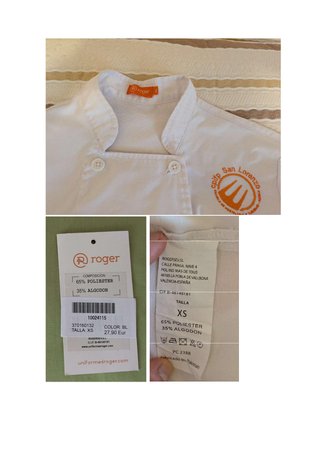Uniforme hostelería mujer/ estuche cuchillos Arcos