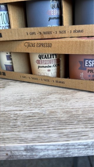 6 Tazas de cerámica para espresso