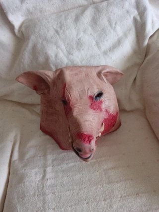 Máscaras de cerdo terror
