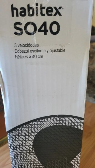 Ventilador de mesa Habitex 40W