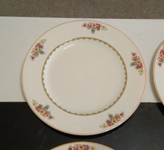 Juego 4 Platos Porcelana J&G Meakin Flores,sol