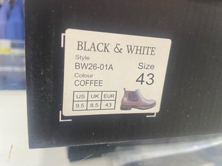Stivali Chelsea uomo Black & White London 43
