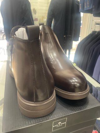 Stivali Chelsea uomo Black & White London 43