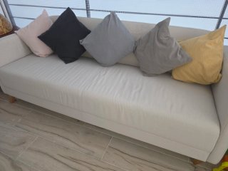 Sofá de 3 plazas Linanas Beige