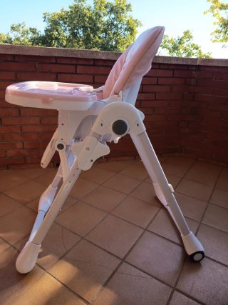 Silla de comer para bebés plegable Kinderkraft.