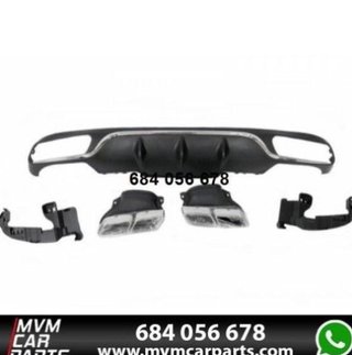 Difusor Trasero Mercedes W213 4 puertas look AMG E