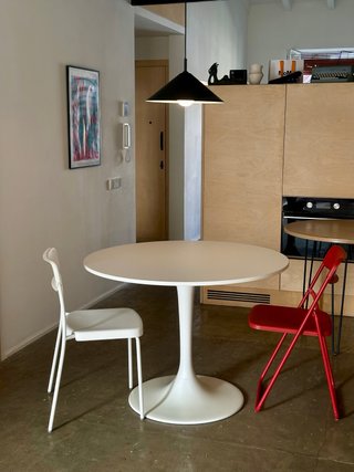 Mesa comedor redonda Blanca