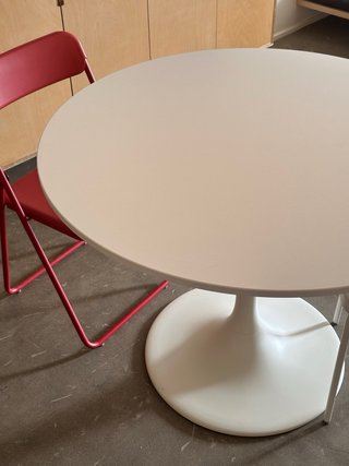 Mesa comedor redonda Blanca