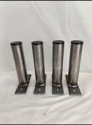 4 Soportes para discos Olimpicos Bumper