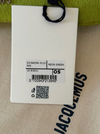 Jacquemus Borsa Le Bisou Verde