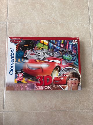Puzzle Disney Cars 3D Vision 104 piezas