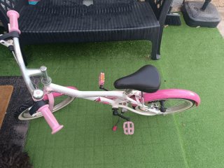 Bicicleta infantil B'Twin rosa