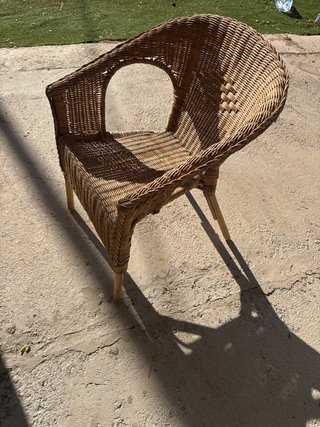 Sillón de mimbre Ikea
