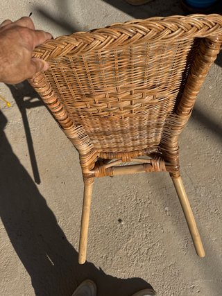 Sillón de mimbre Ikea