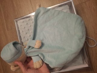 Manta y Dou Dou Oso Bebé