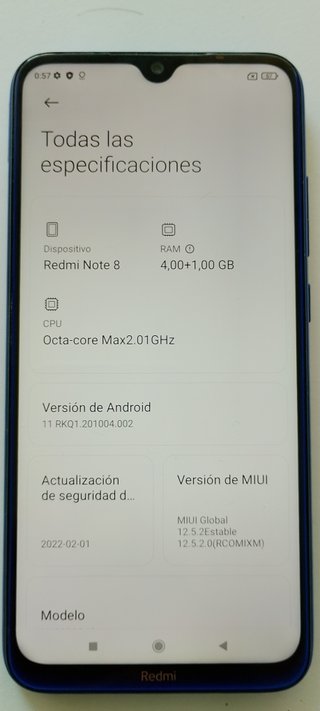 Xiaomi Redmi Note 8 64GB Azul