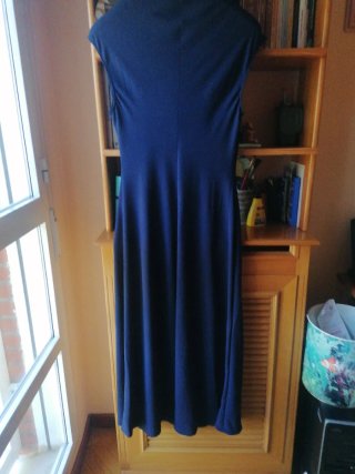 Vestido Mango Azul Talla M