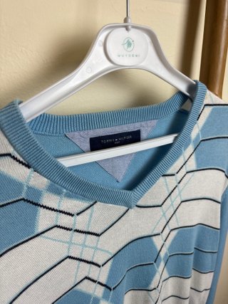 Jersey Tommy Hilfiger Argyle Azul Talla M
