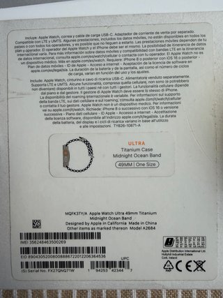 Apple Watch Ultra 49mm Titanio