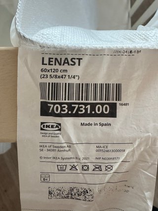 Cuna Ikea ALSKVARD convertible