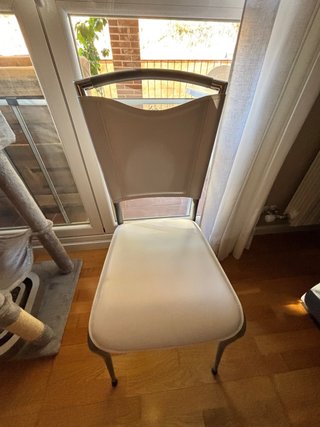 Sillas Comedor/Cocina Piel Sintética Blanco