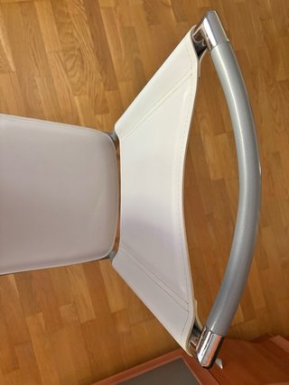 Sillas Comedor/Cocina Piel Sintética Blanco