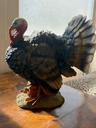 Figura Pavo Decorativo Multicolor