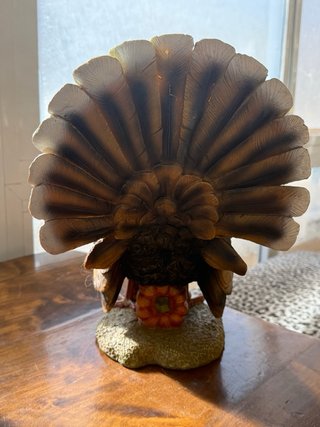Figura Pavo Decorativo Multicolor