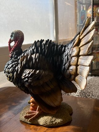 Figura Pavo Decorativo Multicolor