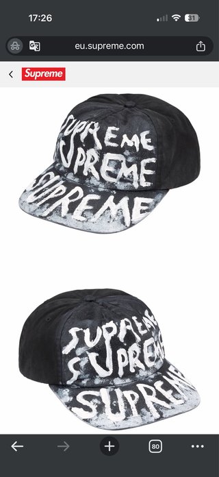 Gorra Supreme 5-Panel Pintada