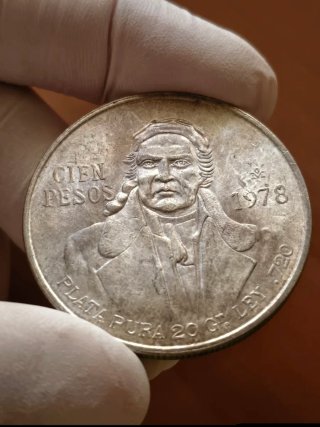 Moneda 100 Pesos Méxicanos