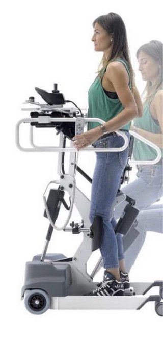Bipedestador eléctrico con joystick